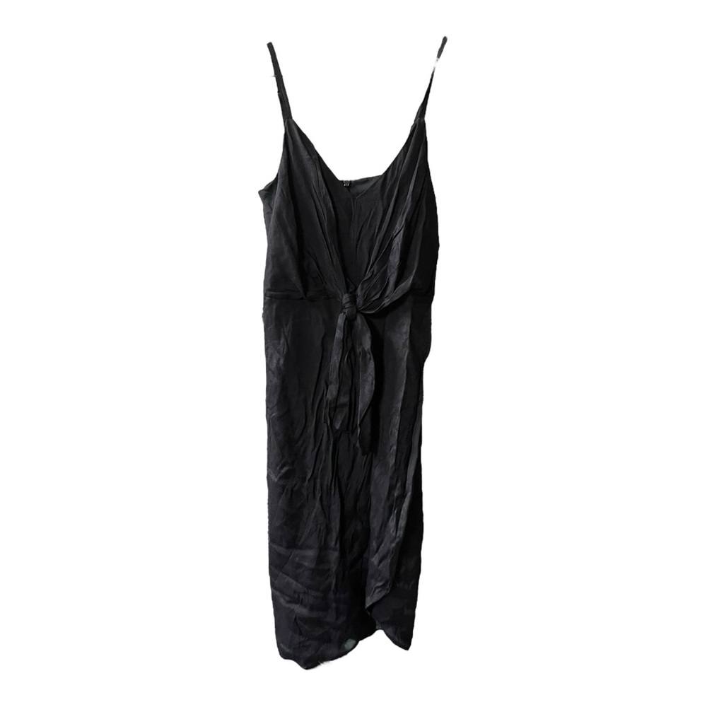 3/$30 EUC Banana Republic Tie-Front Dress Black